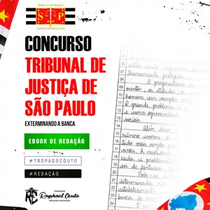 Imagem de capa para o Ebook E-BOOK DE REDAÇÃO TJSP