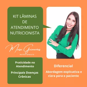 Imagem de capa para o Ebook Kit Lâminas de Atendimento para Nutricionista