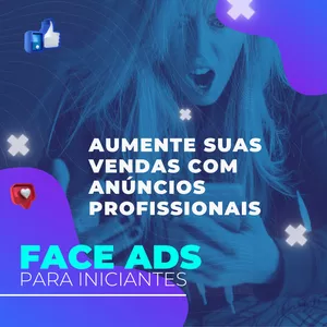 Imagem de capa para o Curso online Facebook ADS Essencial: Aprenda a Criar Anúncios do Zero