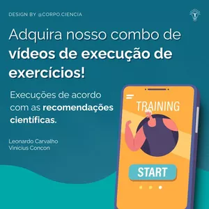 Imagem de capa para o Ebook Vídeos de execução de exercícios - Transforme seu Treino com Conhecimento Científico!