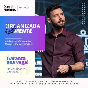 Imagem de capa para o Curso online ORGANIZADA_MENTE: Gestão de Vida Moderna, de Tempo e Alta Performance