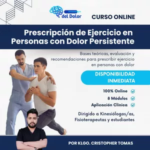 Imagen de portada para Curso online Curso Prescripción de Ejercicio en Personas con Dolor