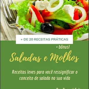 Imagem principal do produto E-book Saladas e Molhos