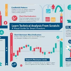 Imagen de portada para Ebook  "Aprende Análisis Técnico desde Cero: Guía Visual para Inversores Inteligentes".
