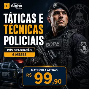 Imagem do curso Táticas e Técnicas Policiais