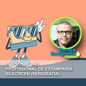 Imagem de capa para o Curso online TREINAMENTO ONLINE - PROFISSIONAL DE ESTAMPARIA SILKSCREEN - DO BÁSICO AO AVANÇADO