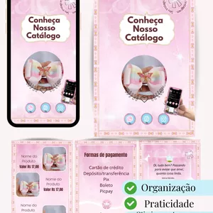 Imagem de capa para o Curso online Catálogo Digital Laços 