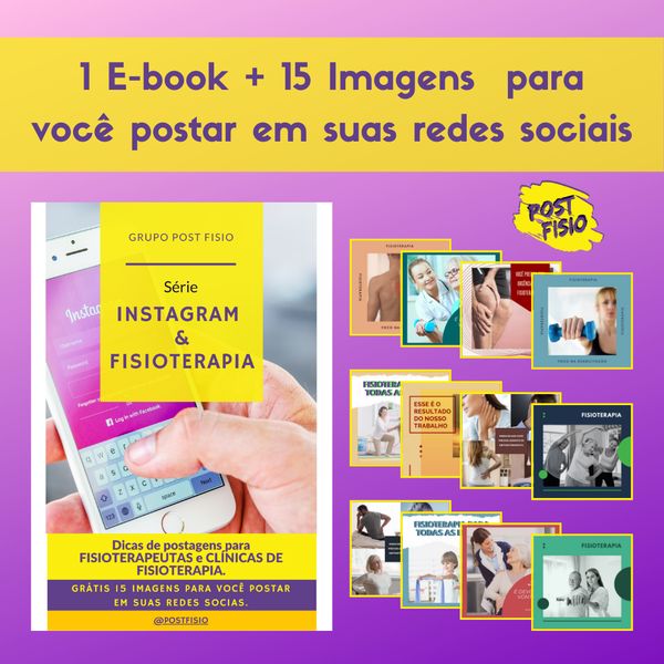 E Book Instagram E Fisioterapia 15 Imagens Para Posts Post Fisio Learn A New Skill Images Icons Pictures Hotmart