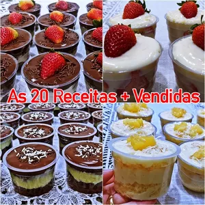 Imagem do curso AS 20 MELHORES RECEITAS DE BOLO NO POTE 