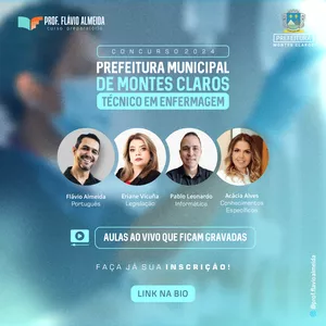 Imagem de capa para o Curso online TÉCNICO DE ENFERMAGEM - PREFEITURA DE MONTES CLAROS