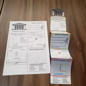 Imagem de capa para o Ebook Atividade Interativa - Grécia Antiga