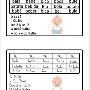 Imagem de capa para o Ebook Cartilha de leitura e alfabetização