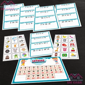 Imagem de capa para o Ebook Letras Numeradas