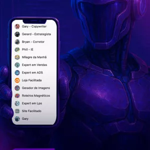 Imagem de Agentes Mlionarios de IA criado por Johnny Sant 'Anna na hotmart