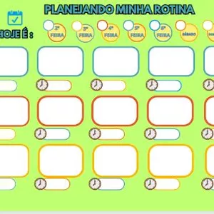 Imagem de capa para o Ebook Painel Rotina Diária 