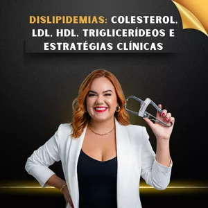 Imagem do curso DISLIPIDEMIAS: COLESTEROL, LDL, HDL, TRIGLICERÍDEOS E ESTRATÉGIAS CLÍNICAS