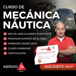 Imagen de portada para Curso online CURSO DE MECÁNICA NÁUTICA