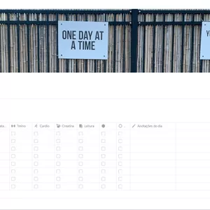 Imagem de capa para o Ebook Template Notion - Habit Tracker
