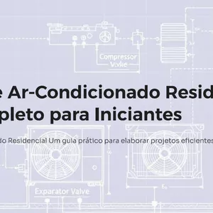 Imagem de capa para o Ebook Guia Completo para Projeto de Ar-Condicionado Residencial