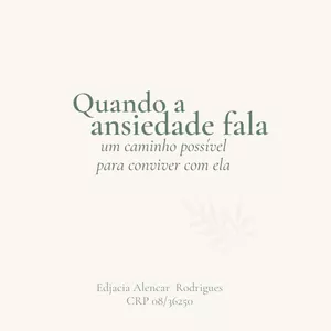 Imagem de capa para o Curso online Quando a Ansiedade Fala