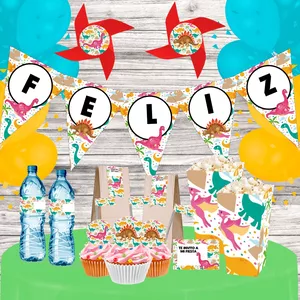 Imagen de portada para Curso online Kit Imprimible Dinosaurios Candy Bar Personaliza tu Fiesta (PDF)