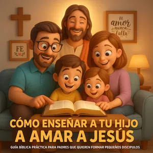 Imagen de portada para Ebook Cómo Enseñar a tu Hijo a Amar a Jesús: Guía Bíblica Práctica para Padres que Quieren Formar Pequeños Discípulos