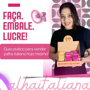 Imagem do curso Faça. Embale. Lucre!  Venda Palha Italiana