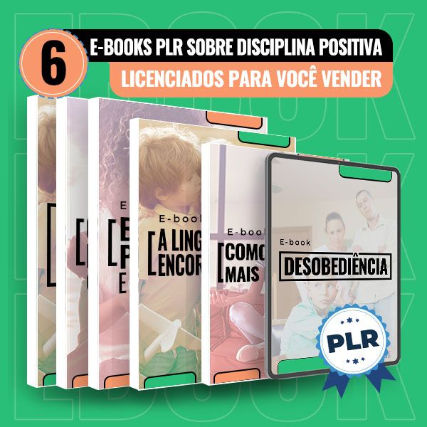 6 ebooks 100% prontos: Diagramados e Editáveis no Canva.