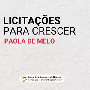 Imagem de capa para o Curso online Licitação Descomplicada