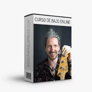Imagen de portada para Curso online Curso Completo de Bajo 50 % Descuento (111 vídeos con todos los niveles) por RafaSlapBass - Rafa Beltrán