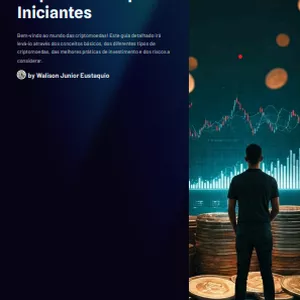 Imagem de capa para o Ebook Guia Completo de Criptomoedas para Iniciantes 