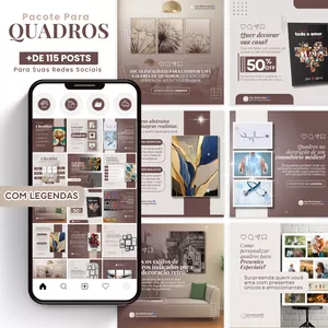 Imagem de capa para o Curso online Pack Canva Quadros Decorativos