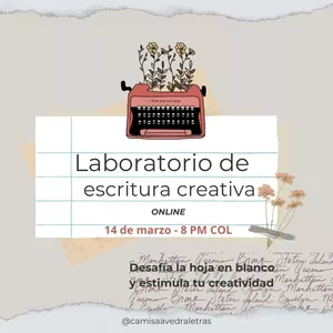 Imagen de portada para Curso online Laboratorio de escritura creativa