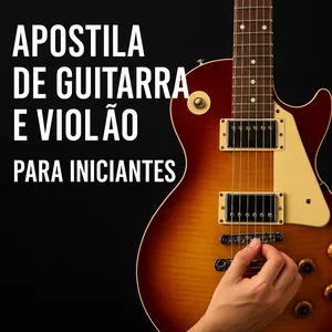 Imagem de capa para o Ebook Aula Rápida: Violão e Guitarra para Iniciantes