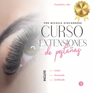 Imagen de portada para Curso online Extensiones de pestañas el curso mas completo inicial + avanzado 