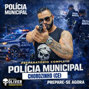 Imagem de capa para o Curso online 👮‍♂️ Preparatório Completo GUARDA MUNICIPAL de CHOROZINHO - CE 👮‍♂️ GCM - Instituto Óliver