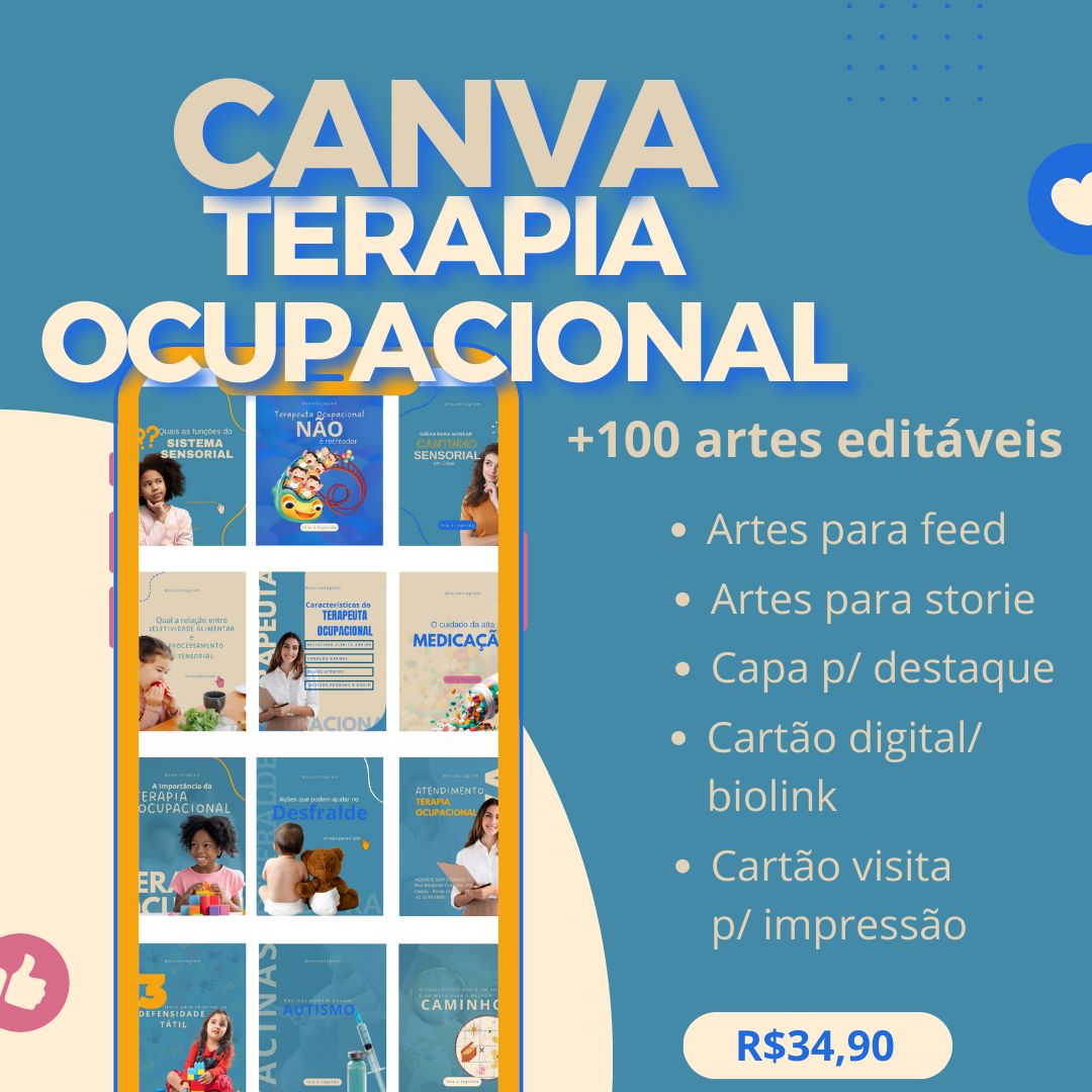 Imagem do curso PACK CANVA TERAPIA OCUPACIONAL
