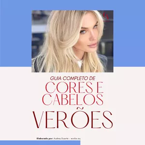 Imagem de capa para o Ebook Guia de Cores e Cabelos: Cartelas de Verão