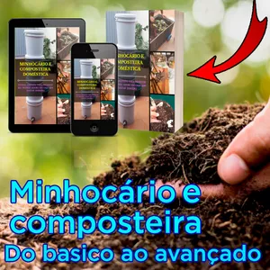 Imagem de capa para o Ebook Minhocário e compostagem doméstica