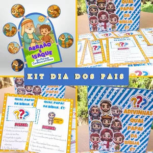 Imagem de capa para o Curso online Caixa Adivinhas: Qual Papai da Bíblia É? RECANTO DO SABER INFANTIL