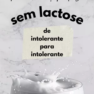 Imagem de capa para o Ebook E-book de receitas sem lactose