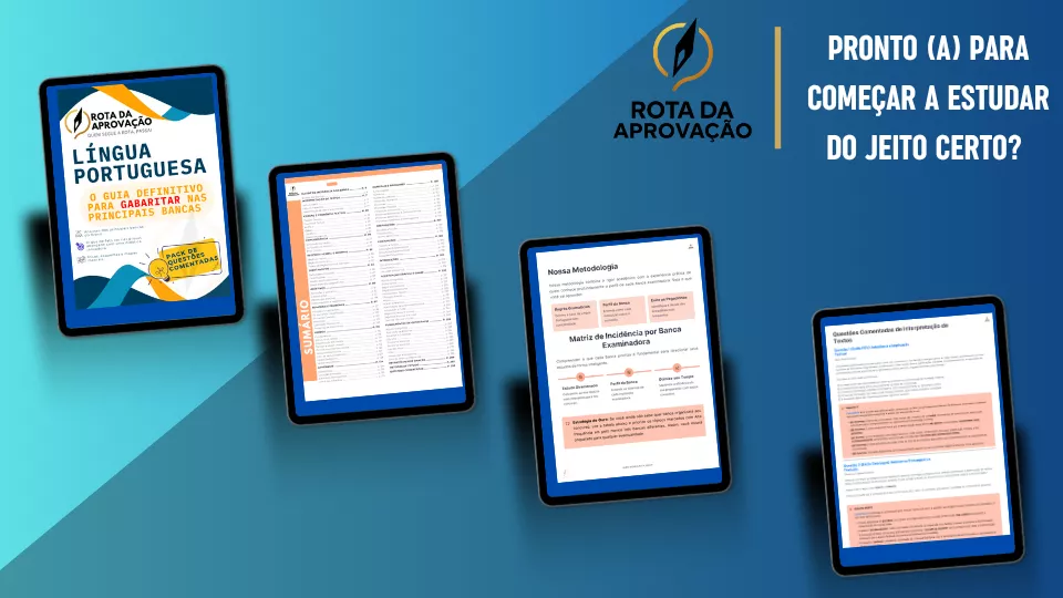 Guia Definitivo de Português para Concursos – Rota da Aprovação | Teoria + Questões Comentadas