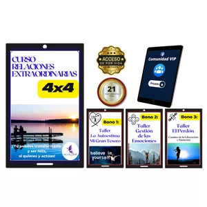 Imagen de portada para Curso online ♥ Relaciones Extraordinarias 4x4 