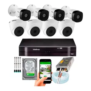 Imagem de capa para o Curso online Kit Cftv 8 Câmeras Hd Intelbras Ir 20m Dvr Intelbras 8 Ch