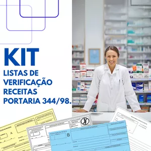 Imagem de capa para o Ebook Kit Listas de Verificação Receitas Portaria 344/98