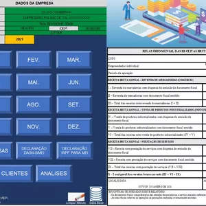 Imagem de capa para o Curso online PLANILHA AUTOMÁTICA DE CONTROLE FINANCEIRO PARA O MEI (RECEITAS X DESPESAS)