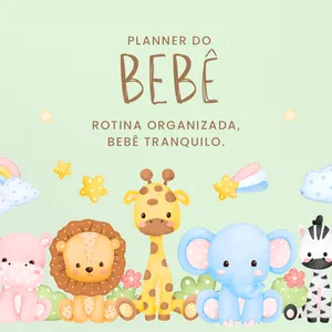 Imagem de capa para o Ebook PLANNER DO BEBÊ: ROTINA ORGANIZADA, BEBÊ TRANQUILO