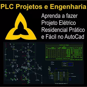 Imagem de Projeto Elétrico Residencial Prático e Fácil no AutoCad criado por PLC Engenharia Elétrica na hotmart