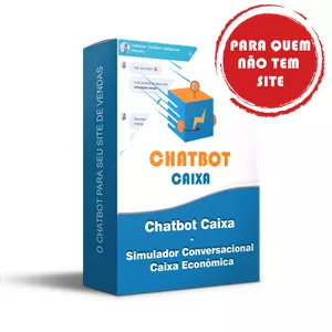 Imagem principal do produto Chatbot Caixa - Extensão para quem não tem site de vendas