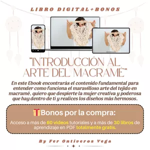 Imagen de portada para Ebook Introducción al Macramé + Bonos